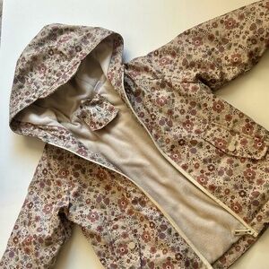 Zara Kids Floral Hooded Jacket